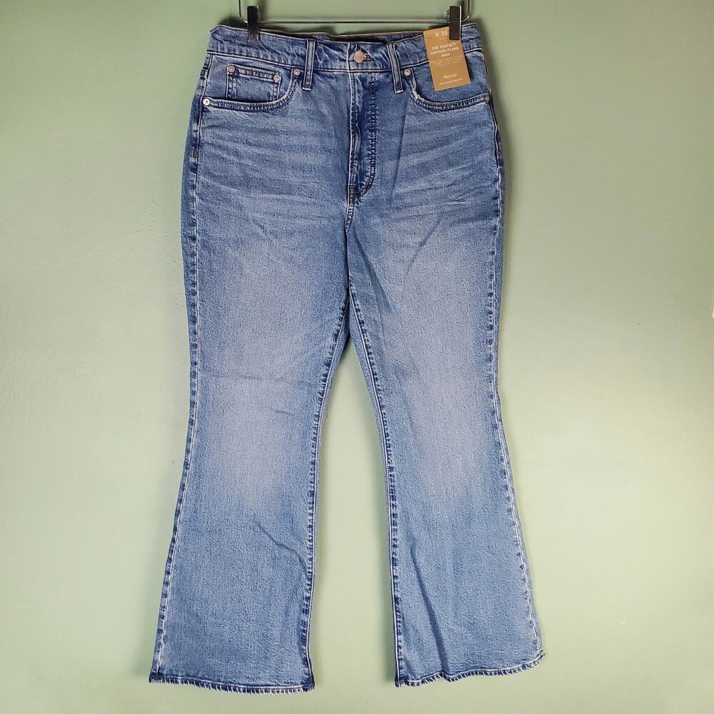 Madewell Womens Perfect Vintage Flare High-Rise Stretch Jean Size 30